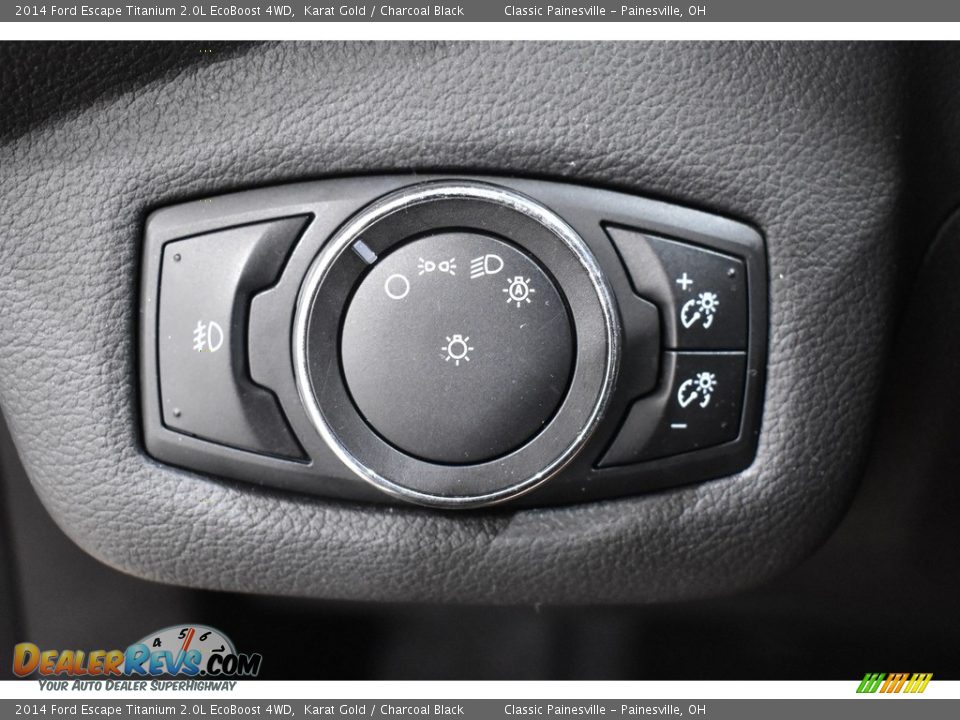2014 Ford Escape Titanium 2.0L EcoBoost 4WD Karat Gold / Charcoal Black Photo #12