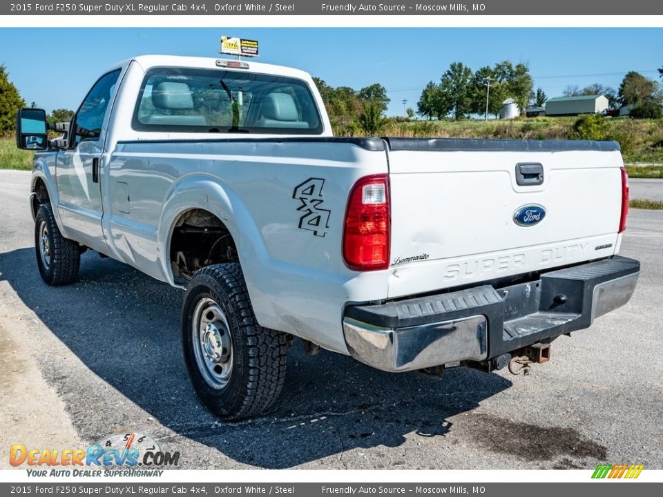 2015 Ford F250 Super Duty XL Regular Cab 4x4 Oxford White / Steel Photo #6