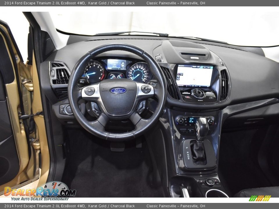 2014 Ford Escape Titanium 2.0L EcoBoost 4WD Karat Gold / Charcoal Black Photo #13