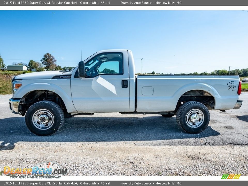 2015 Ford F250 Super Duty XL Regular Cab 4x4 Oxford White / Steel Photo #7