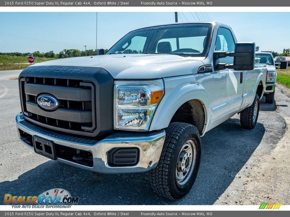 2015 Ford F250 Super Duty XL Regular Cab 4x4 Oxford White / Steel Photo #8