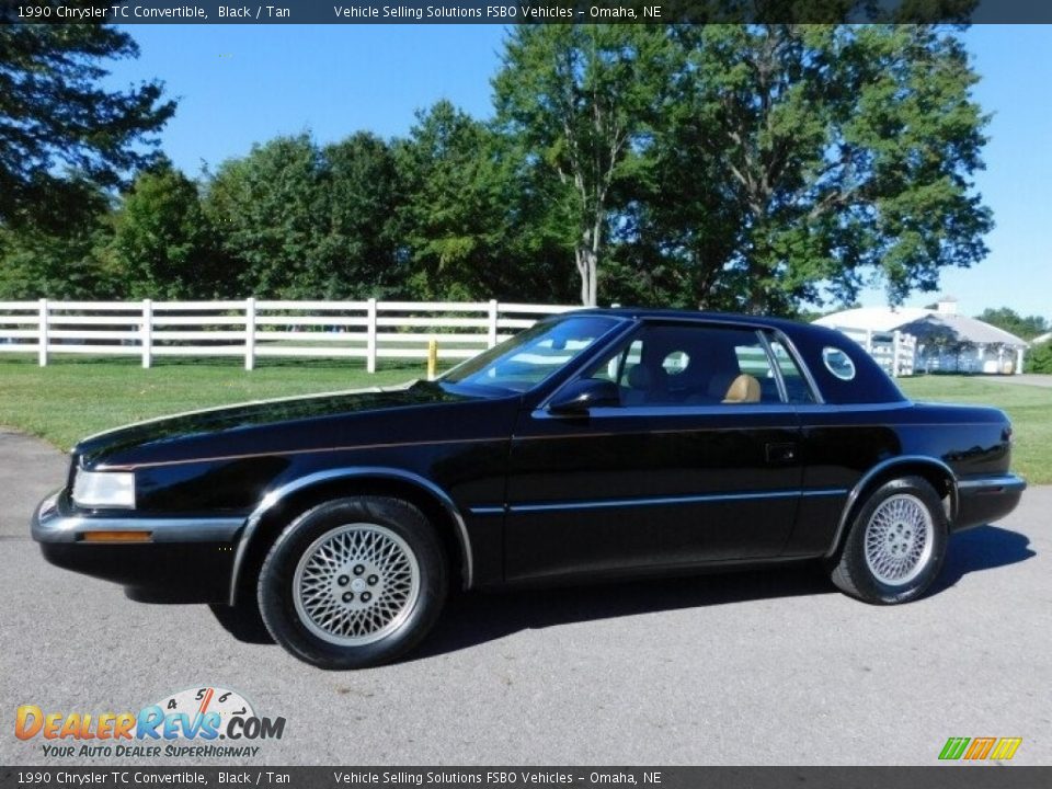 Black 1990 Chrysler TC Convertible Photo #1