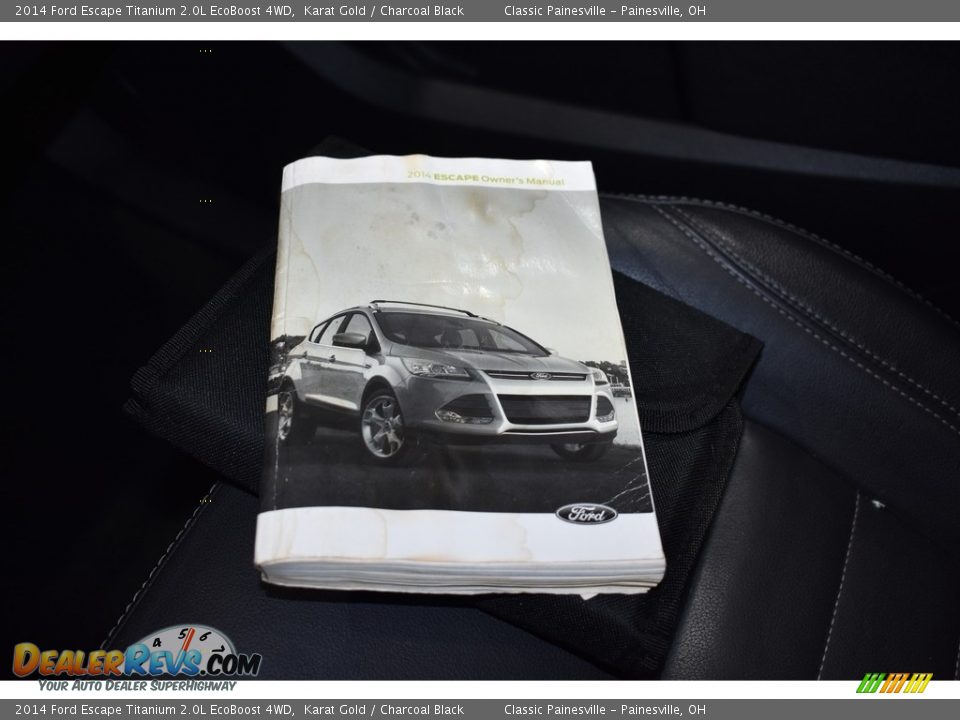 2014 Ford Escape Titanium 2.0L EcoBoost 4WD Karat Gold / Charcoal Black Photo #18