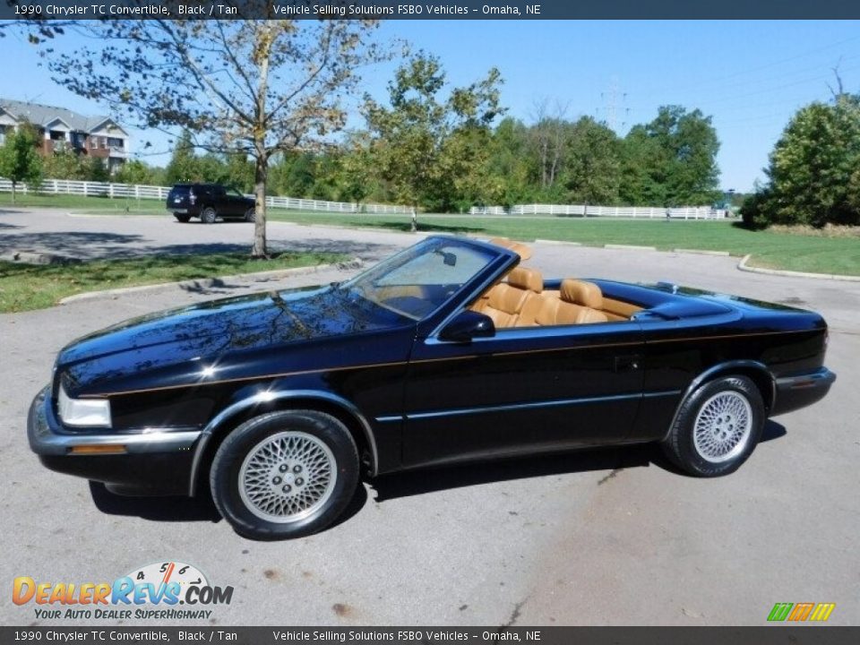 Black 1990 Chrysler TC Convertible Photo #3