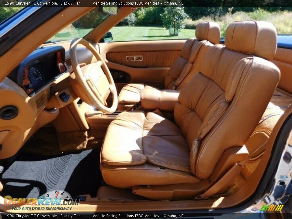 Tan Interior - 1990 Chrysler TC Convertible Photo #6