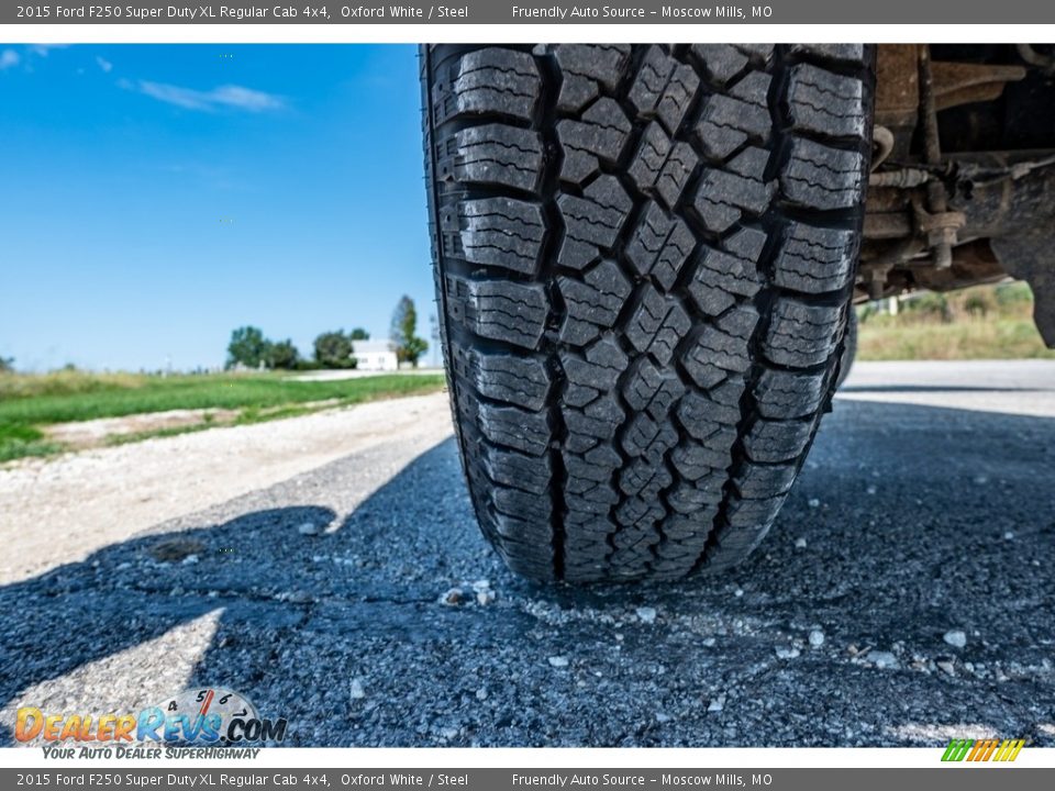 2015 Ford F250 Super Duty XL Regular Cab 4x4 Oxford White / Steel Photo #15