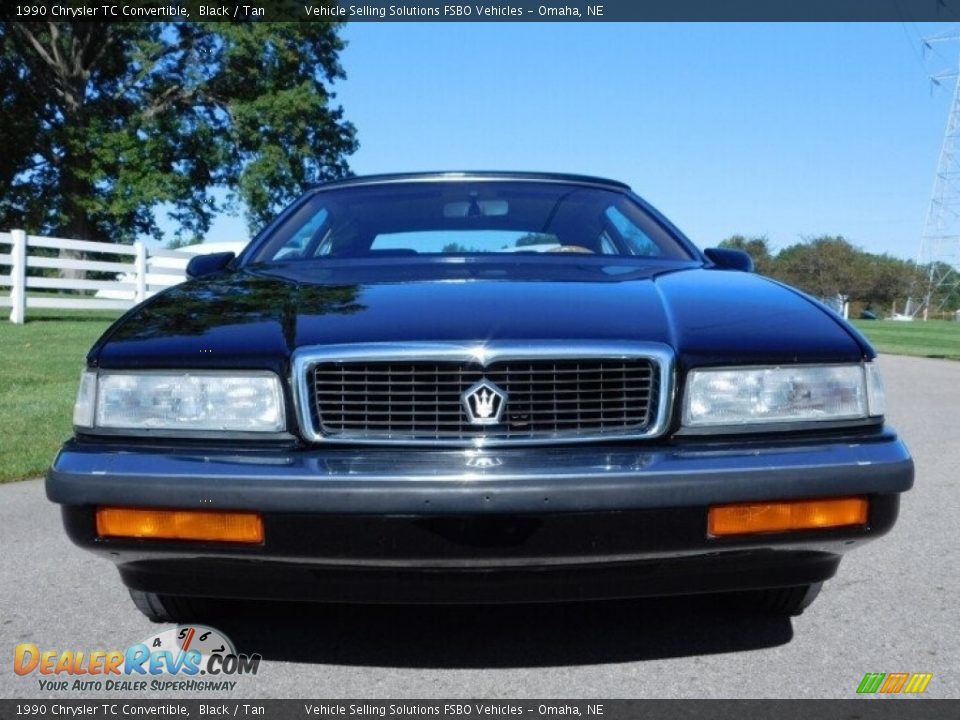 1990 Chrysler TC Convertible Black / Tan Photo #8