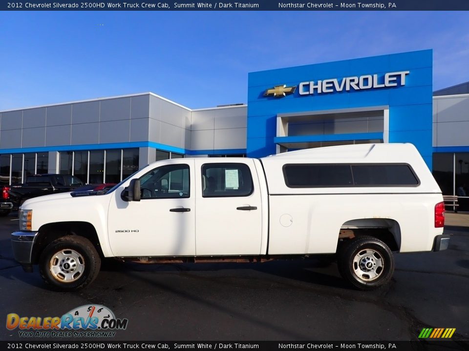 Summit White 2012 Chevrolet Silverado 2500HD Work Truck Crew Cab Photo #3