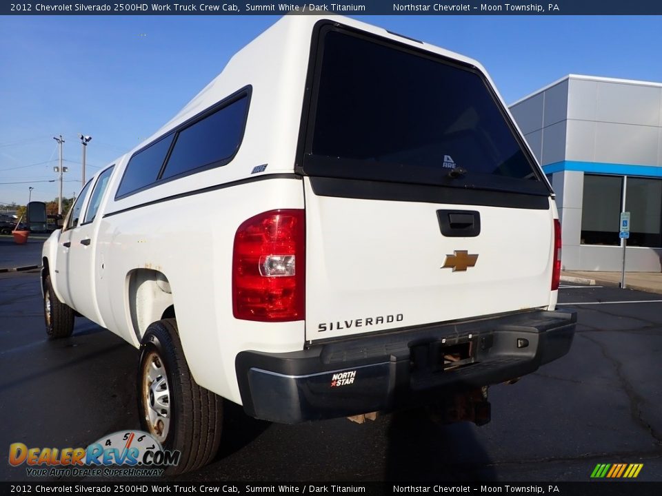 2012 Chevrolet Silverado 2500HD Work Truck Crew Cab Summit White / Dark Titanium Photo #5