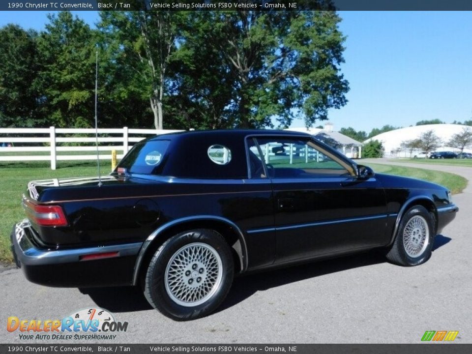 1990 Chrysler TC Convertible Black / Tan Photo #15