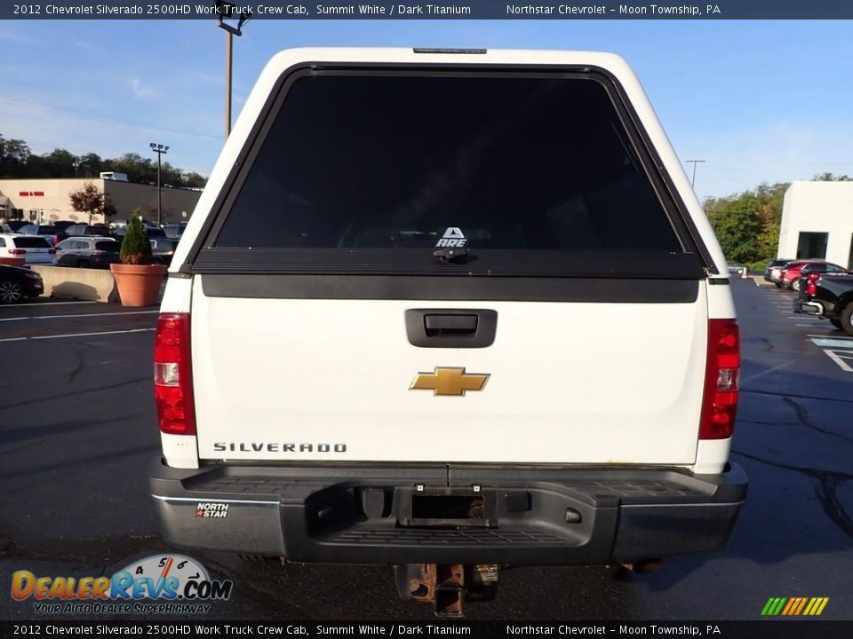 2012 Chevrolet Silverado 2500HD Work Truck Crew Cab Summit White / Dark Titanium Photo #6