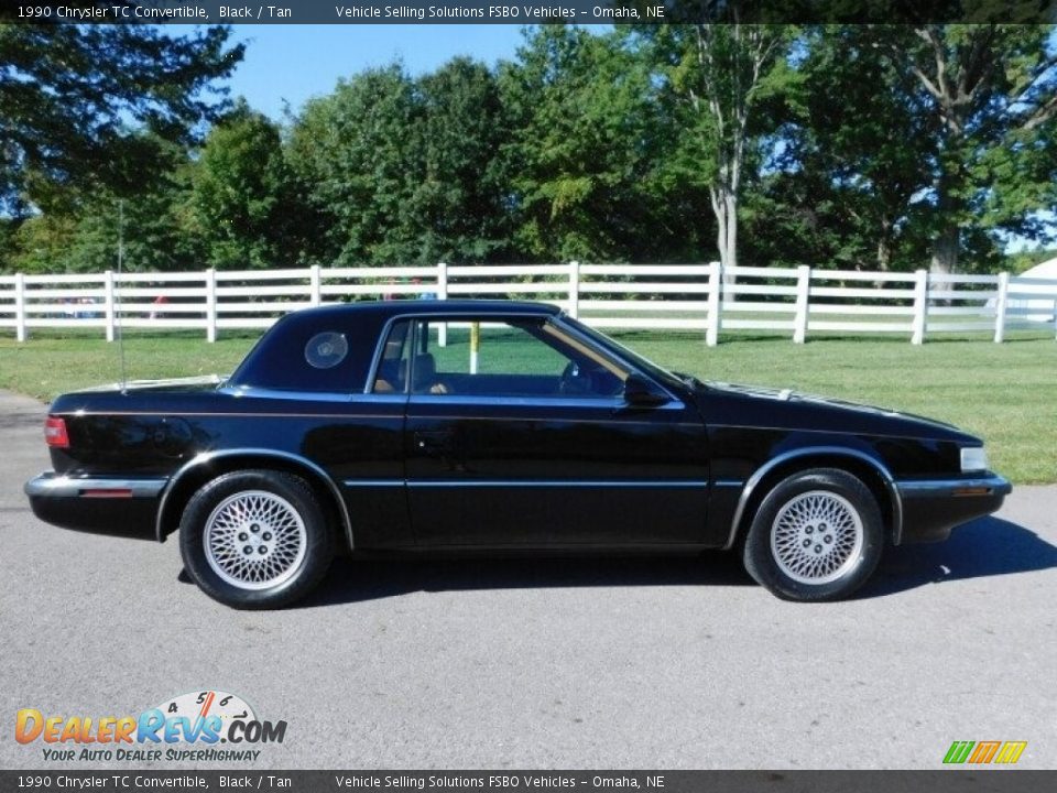1990 Chrysler TC Convertible Black / Tan Photo #16