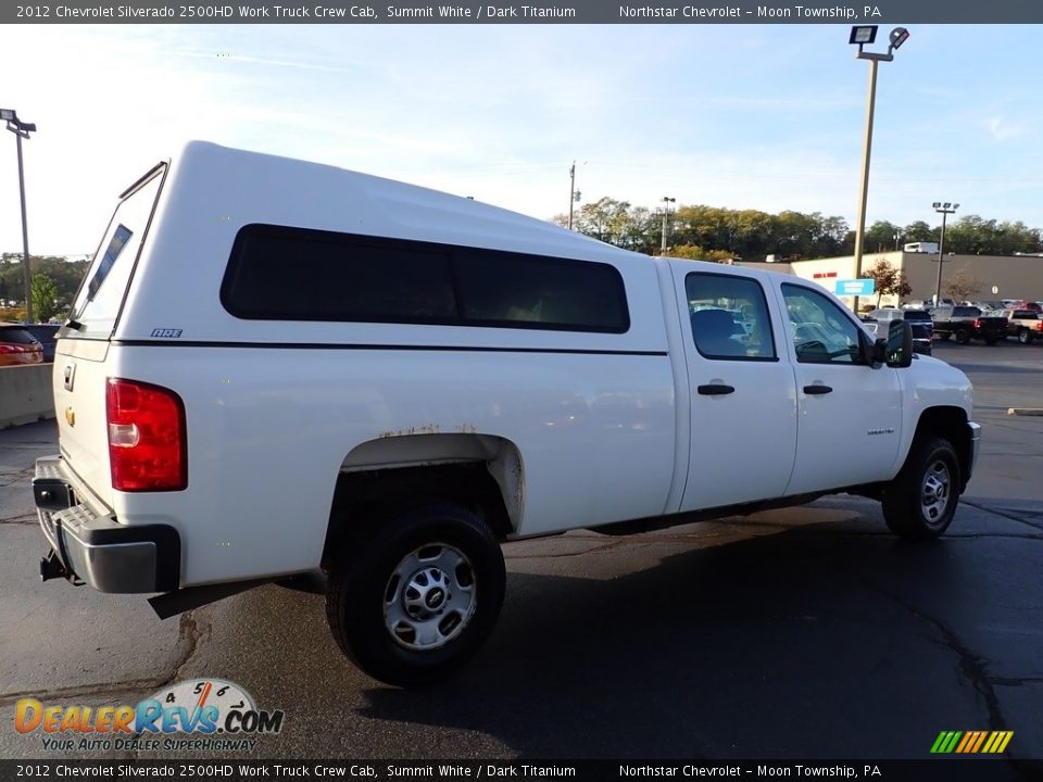 2012 Chevrolet Silverado 2500HD Work Truck Crew Cab Summit White / Dark Titanium Photo #8