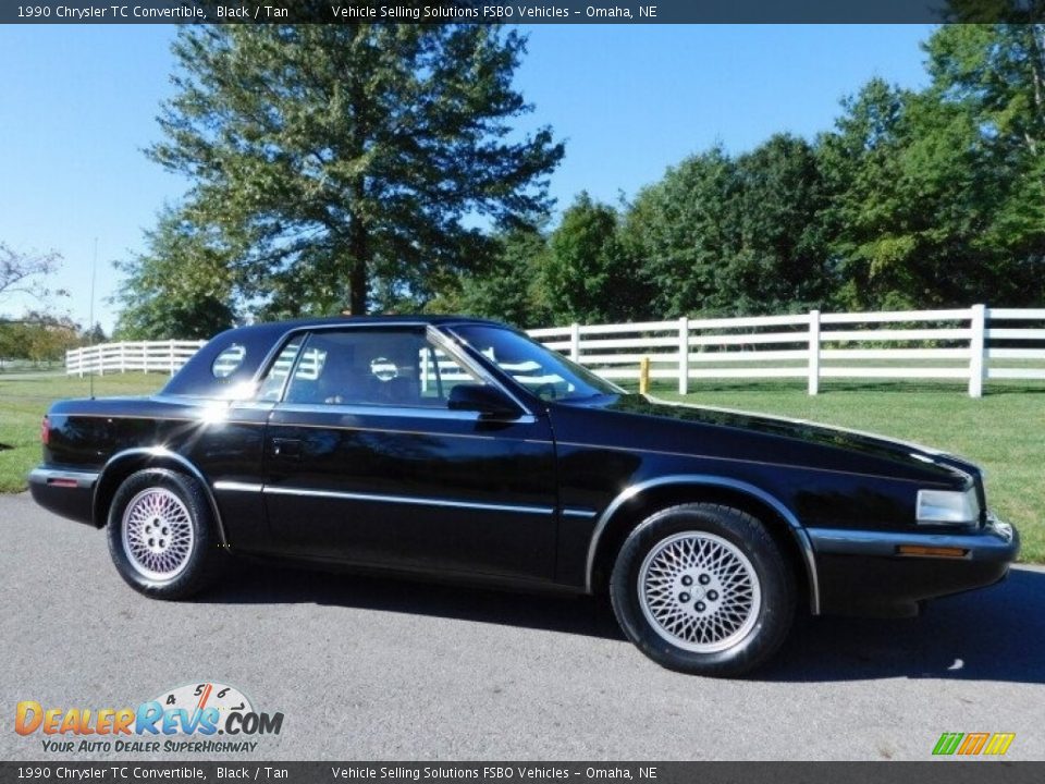 1990 Chrysler TC Convertible Black / Tan Photo #17