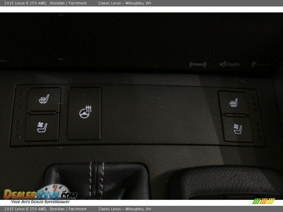 2015 Lexus IS 250 AWD Obsidian / Parchment Photo #14