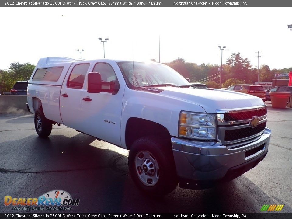 2012 Chevrolet Silverado 2500HD Work Truck Crew Cab Summit White / Dark Titanium Photo #10