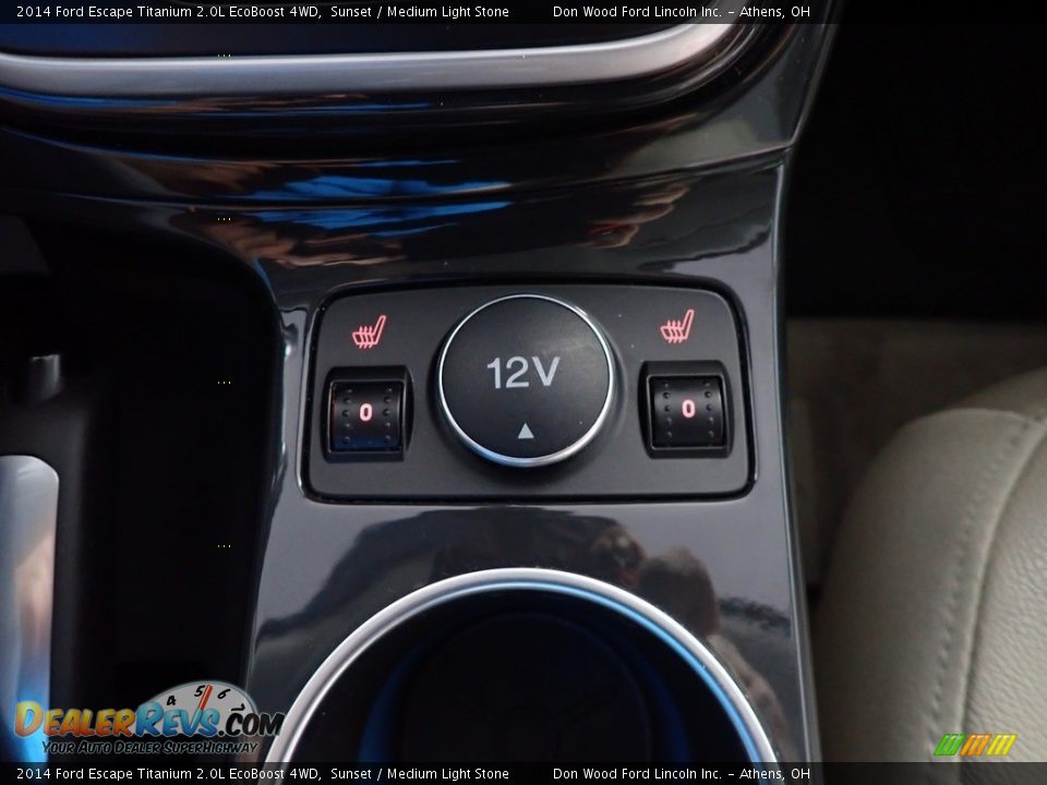 2014 Ford Escape Titanium 2.0L EcoBoost 4WD Sunset / Medium Light Stone Photo #2