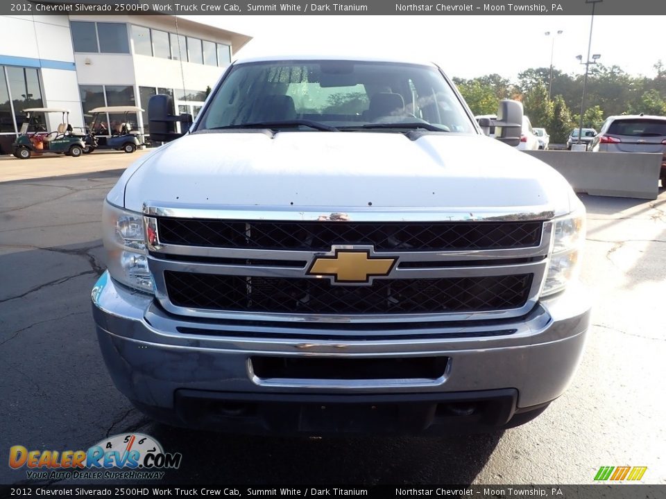 2012 Chevrolet Silverado 2500HD Work Truck Crew Cab Summit White / Dark Titanium Photo #12