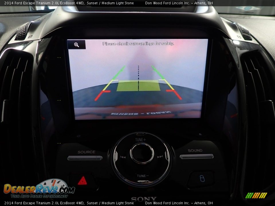 2014 Ford Escape Titanium 2.0L EcoBoost 4WD Sunset / Medium Light Stone Photo #3