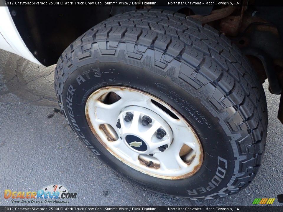 2012 Chevrolet Silverado 2500HD Work Truck Crew Cab Summit White / Dark Titanium Photo #13