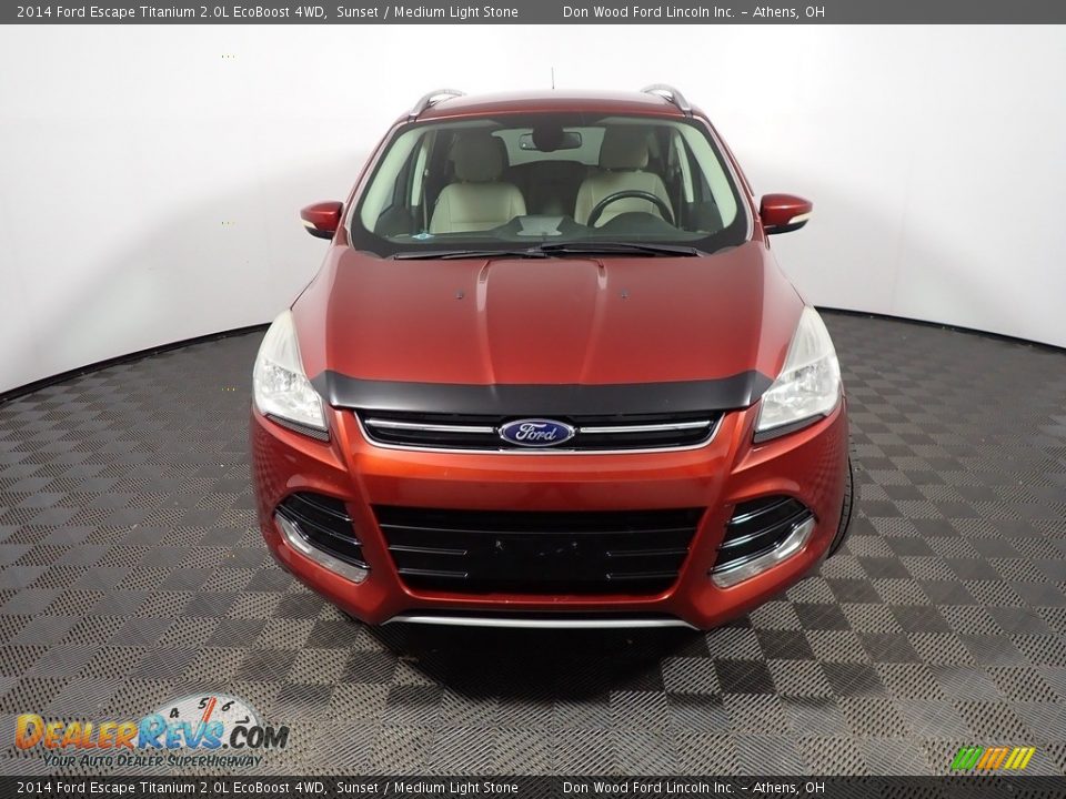 2014 Ford Escape Titanium 2.0L EcoBoost 4WD Sunset / Medium Light Stone Photo #6