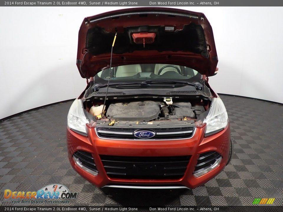 2014 Ford Escape Titanium 2.0L EcoBoost 4WD Sunset / Medium Light Stone Photo #7