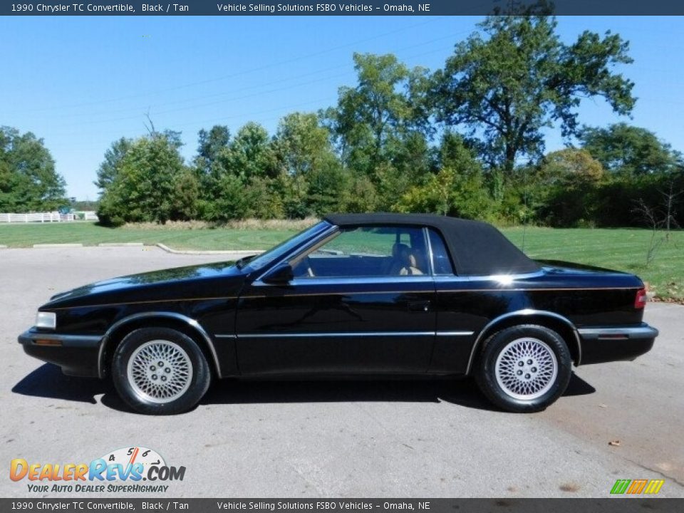 Black 1990 Chrysler TC Convertible Photo #26