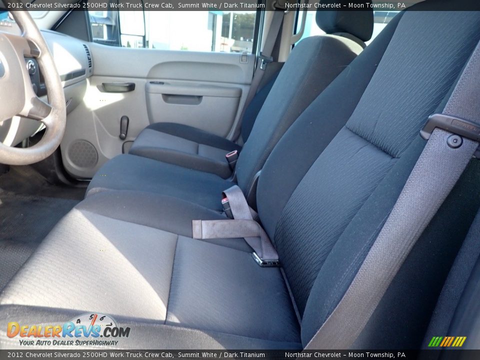 2012 Chevrolet Silverado 2500HD Work Truck Crew Cab Summit White / Dark Titanium Photo #19