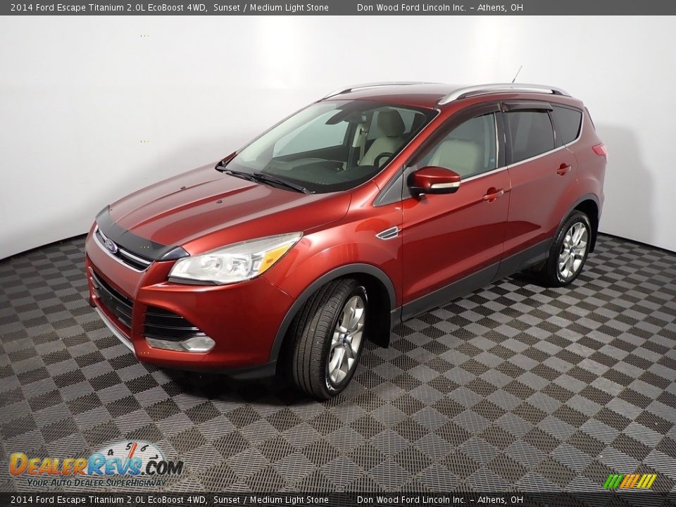 2014 Ford Escape Titanium 2.0L EcoBoost 4WD Sunset / Medium Light Stone Photo #10