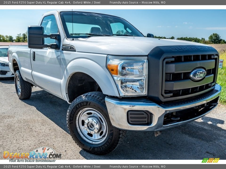 2015 Ford F250 Super Duty XL Regular Cab 4x4 Oxford White / Steel Photo #1