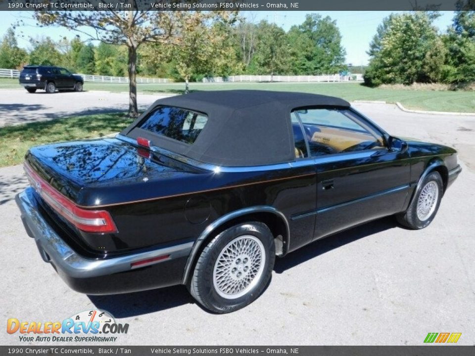 1990 Chrysler TC Convertible Black / Tan Photo #30