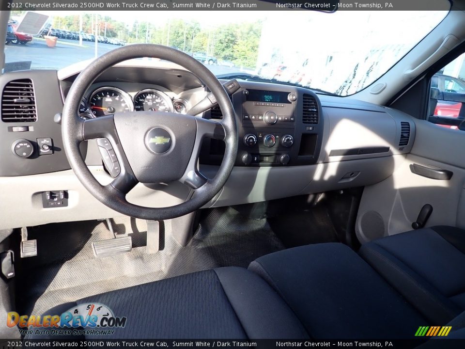 2012 Chevrolet Silverado 2500HD Work Truck Crew Cab Summit White / Dark Titanium Photo #21