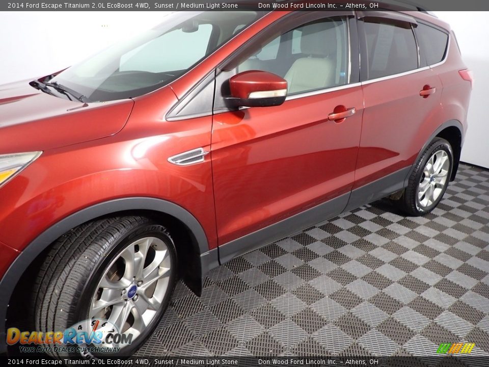 2014 Ford Escape Titanium 2.0L EcoBoost 4WD Sunset / Medium Light Stone Photo #11