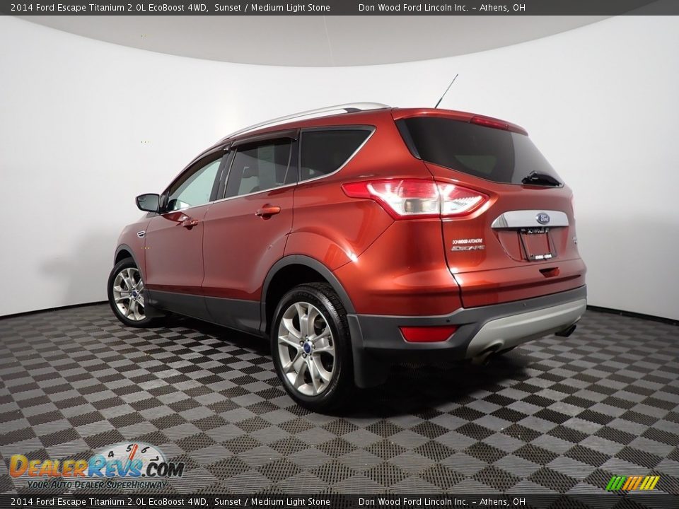 2014 Ford Escape Titanium 2.0L EcoBoost 4WD Sunset / Medium Light Stone Photo #12