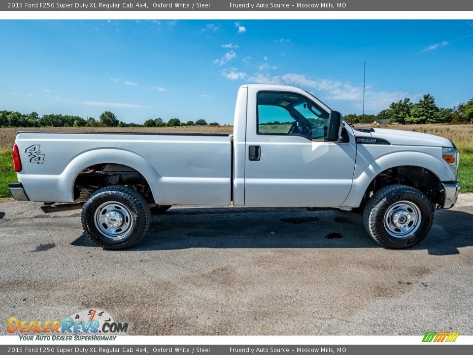 2015 Ford F250 Super Duty XL Regular Cab 4x4 Oxford White / Steel Photo #3