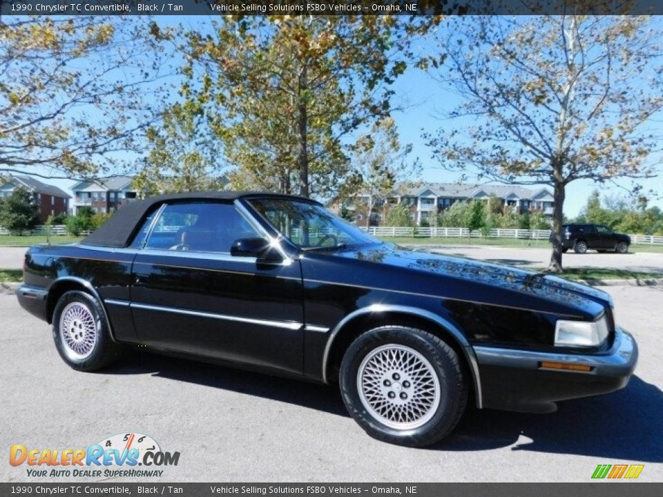 1990 Chrysler TC Convertible Black / Tan Photo #32