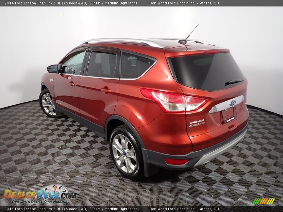 2014 Ford Escape Titanium 2.0L EcoBoost 4WD Sunset / Medium Light Stone Photo #13