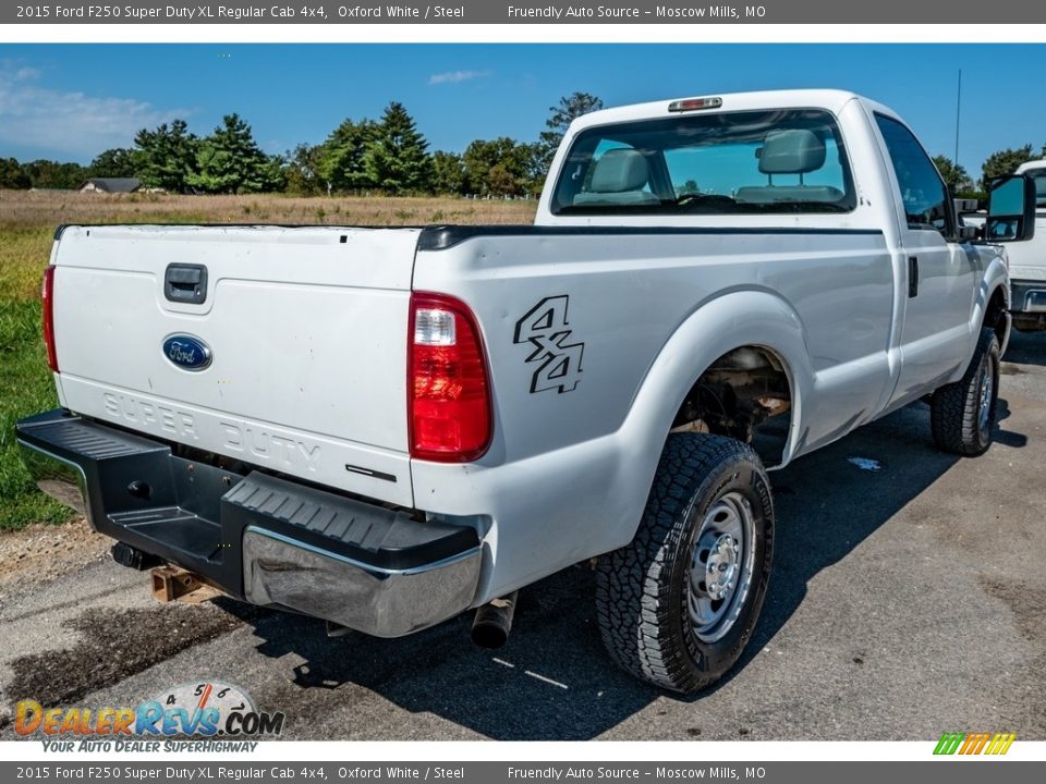 2015 Ford F250 Super Duty XL Regular Cab 4x4 Oxford White / Steel Photo #4