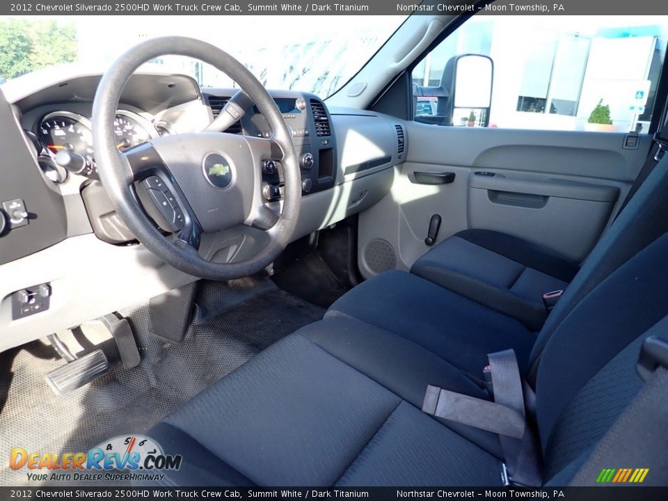 2012 Chevrolet Silverado 2500HD Work Truck Crew Cab Summit White / Dark Titanium Photo #24