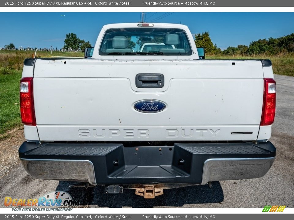 2015 Ford F250 Super Duty XL Regular Cab 4x4 Oxford White / Steel Photo #5