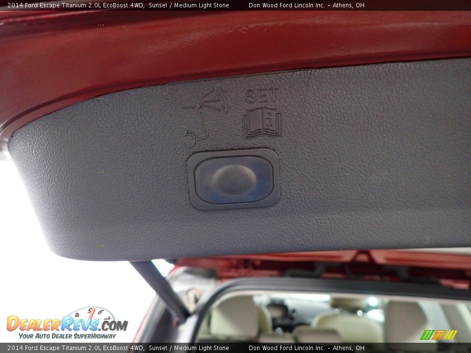 2014 Ford Escape Titanium 2.0L EcoBoost 4WD Sunset / Medium Light Stone Photo #16