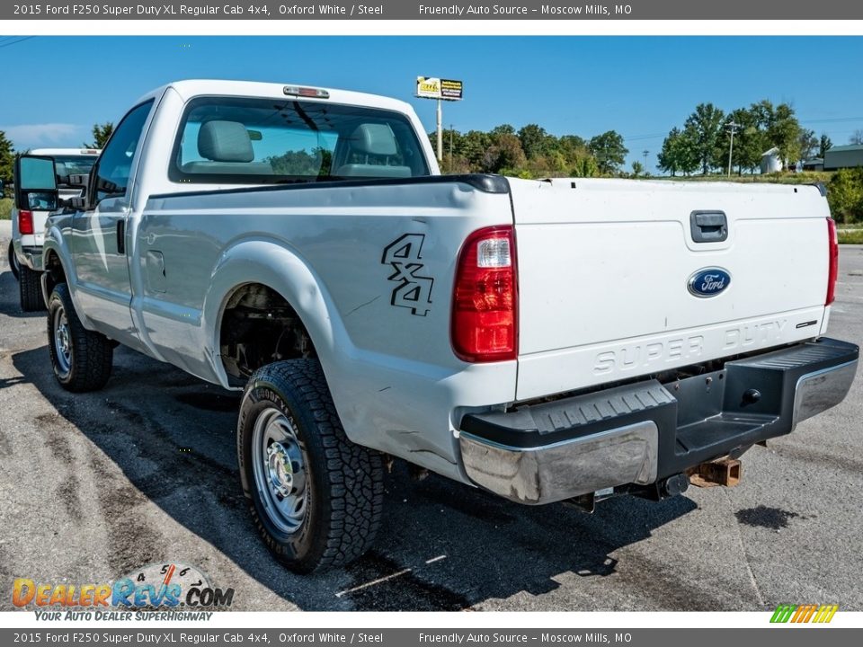 2015 Ford F250 Super Duty XL Regular Cab 4x4 Oxford White / Steel Photo #6