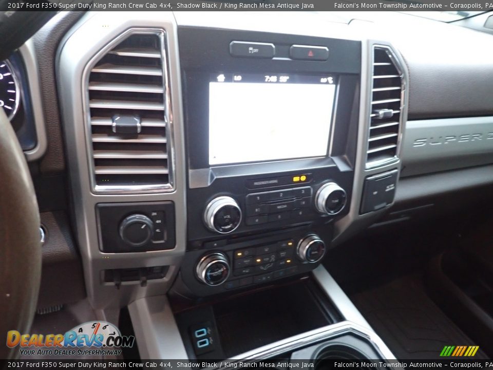 2017 Ford F350 Super Duty King Ranch Crew Cab 4x4 Shadow Black / King Ranch Mesa Antique Java Photo #26