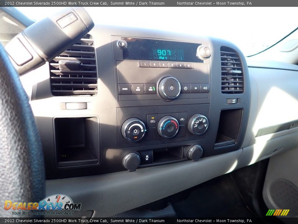 2012 Chevrolet Silverado 2500HD Work Truck Crew Cab Summit White / Dark Titanium Photo #27