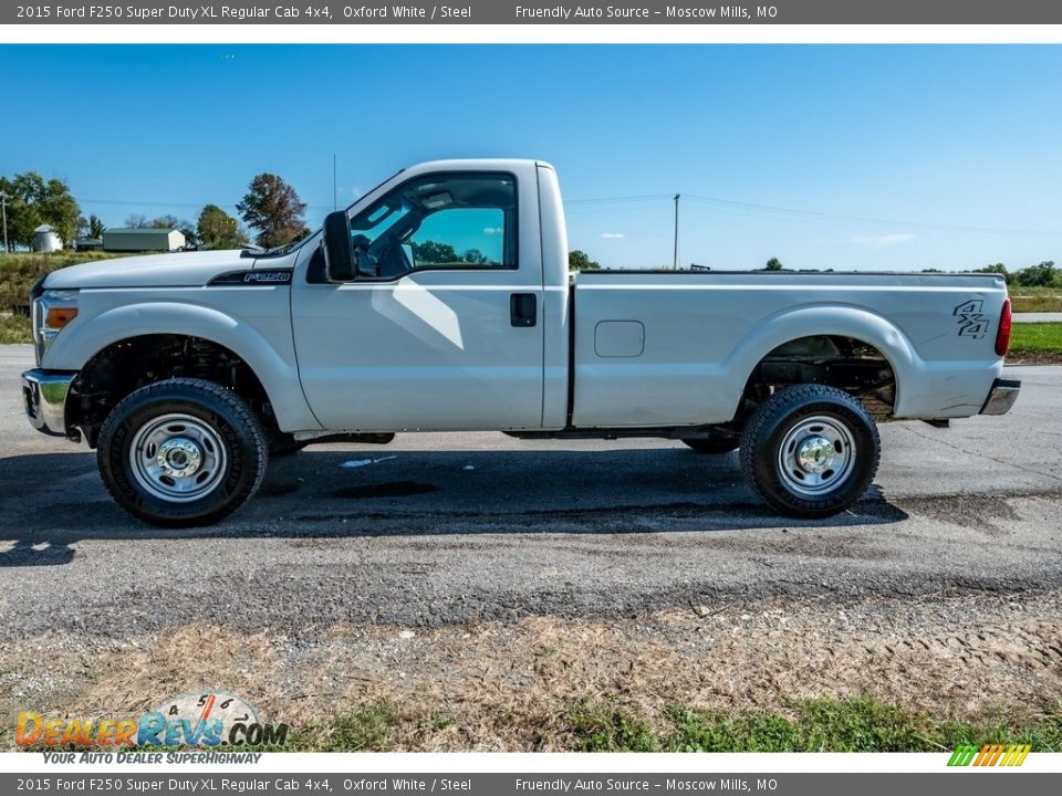 2015 Ford F250 Super Duty XL Regular Cab 4x4 Oxford White / Steel Photo #7