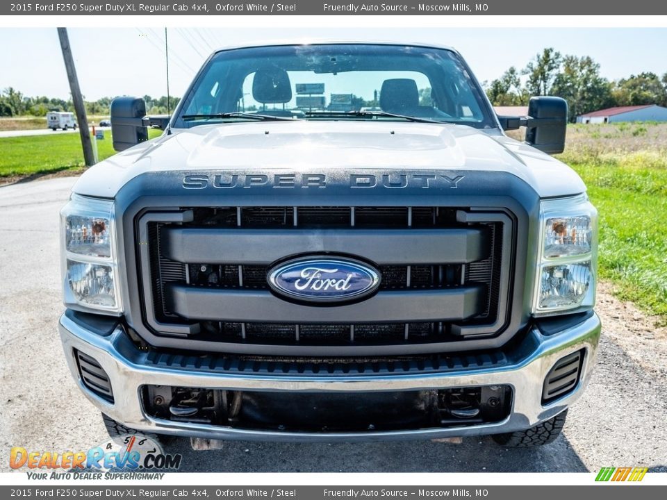 2015 Ford F250 Super Duty XL Regular Cab 4x4 Oxford White / Steel Photo #9