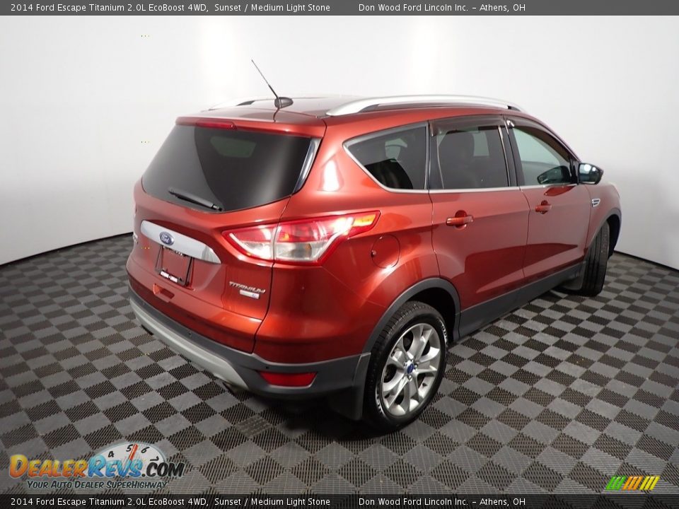 2014 Ford Escape Titanium 2.0L EcoBoost 4WD Sunset / Medium Light Stone Photo #19