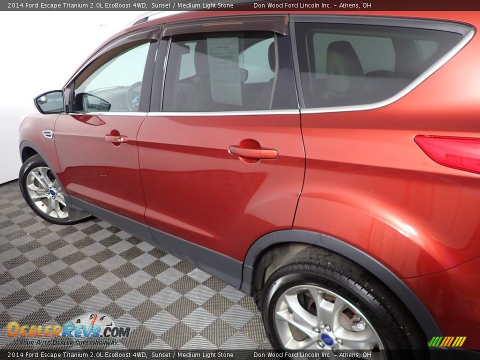 2014 Ford Escape Titanium 2.0L EcoBoost 4WD Sunset / Medium Light Stone Photo #20