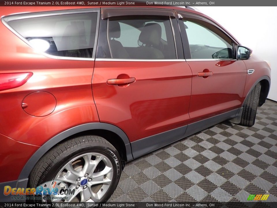 2014 Ford Escape Titanium 2.0L EcoBoost 4WD Sunset / Medium Light Stone Photo #21