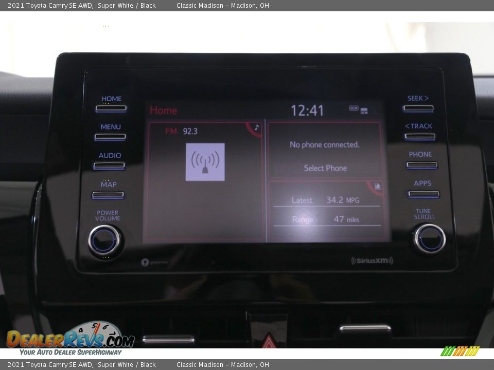 2021 Toyota Camry SE AWD Super White / Black Photo #11